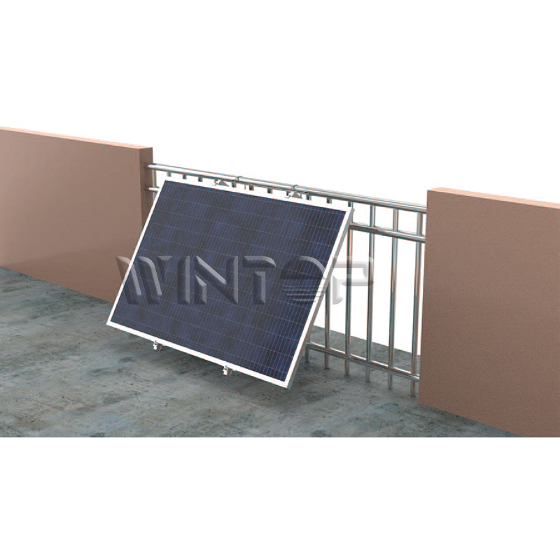 Łatwy montaż solarny na balkonie