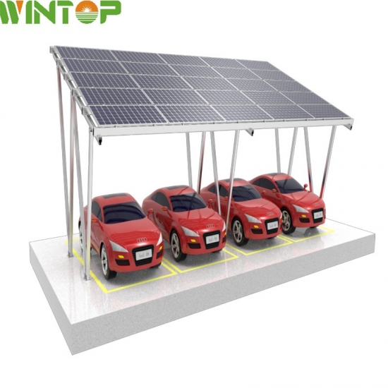 Solar powered carport