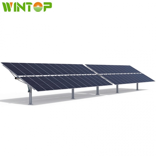 Two-Sided Horizontal Single-axis Solar Tracker System