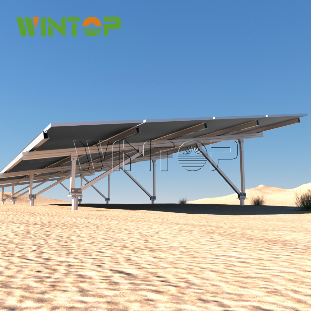 Ground Solar Bracket Rendering Ground Solar Bracket Rendering