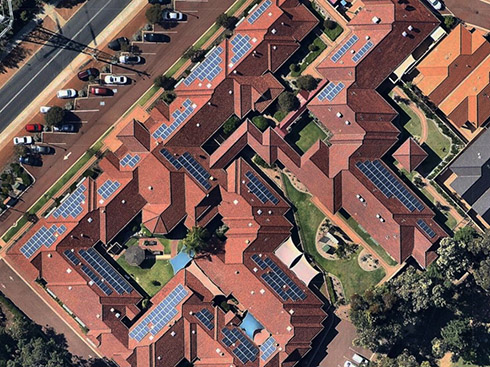 System montażu dachów dachowych o mocy 90 kW w Australii
