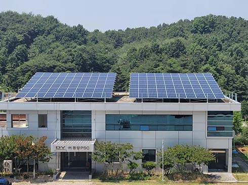 Walizka na stelaż słoneczny o mocy 59 kW w Gyeongsangbuk-do, Korea Południowa