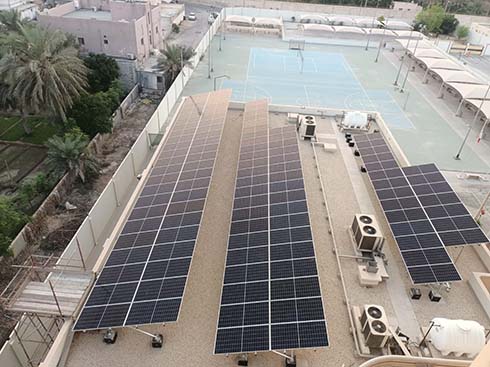 System regałów dachowych Bahrajn 1100 kW