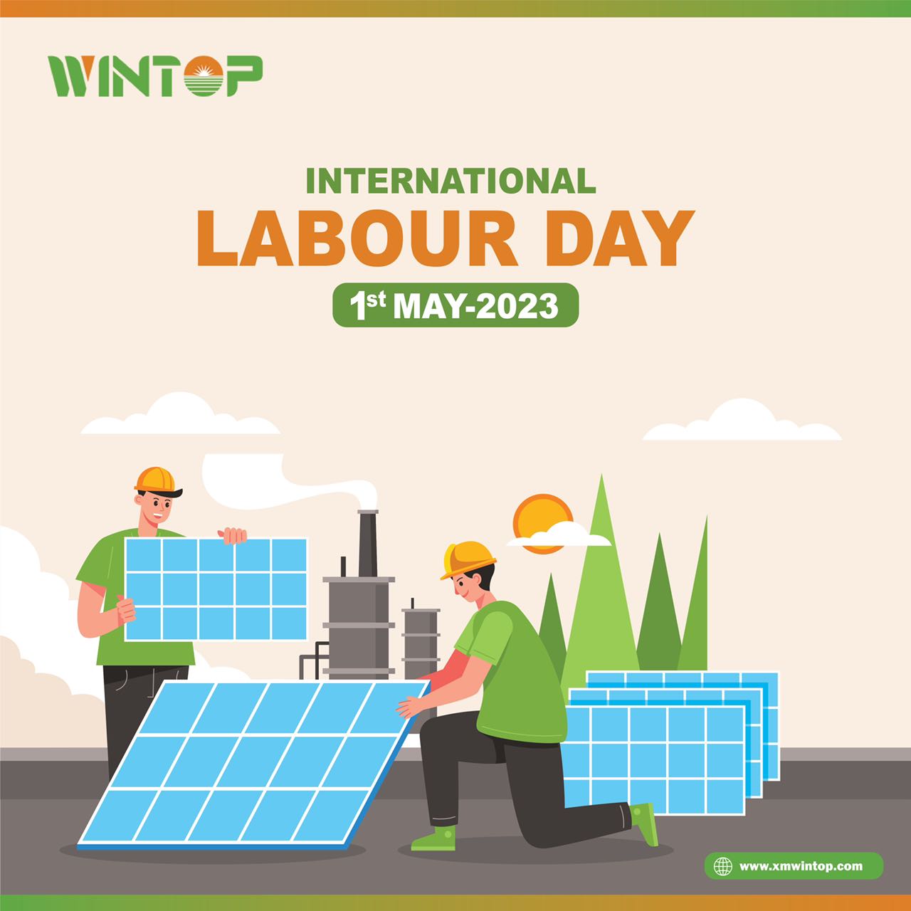 Ogłoszenie o dniu wolnym od pracy przypadającym 1 maja w Międzynarodowym Święcie Pracy